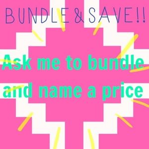 Bundle And Save on shipping and items!